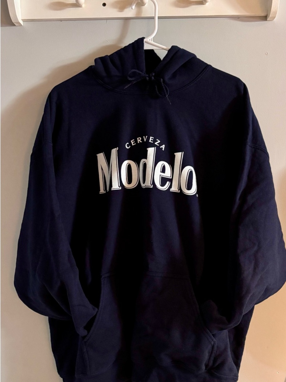 Gildan Navy Modelo Logo Pullover Hoodie